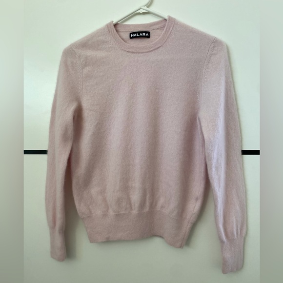 HALARA Cashmere Sweater Light Pink Women’s Size S Soft Knit - Picture 2 of 10